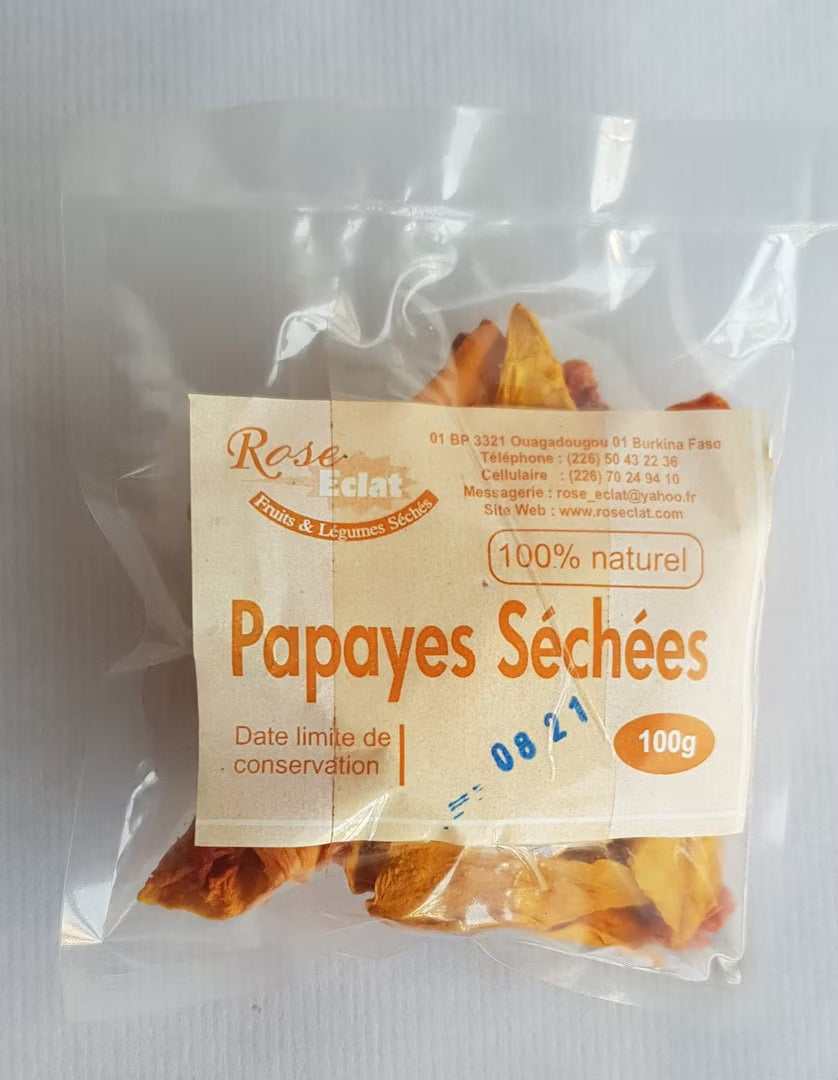 Papayes séchées